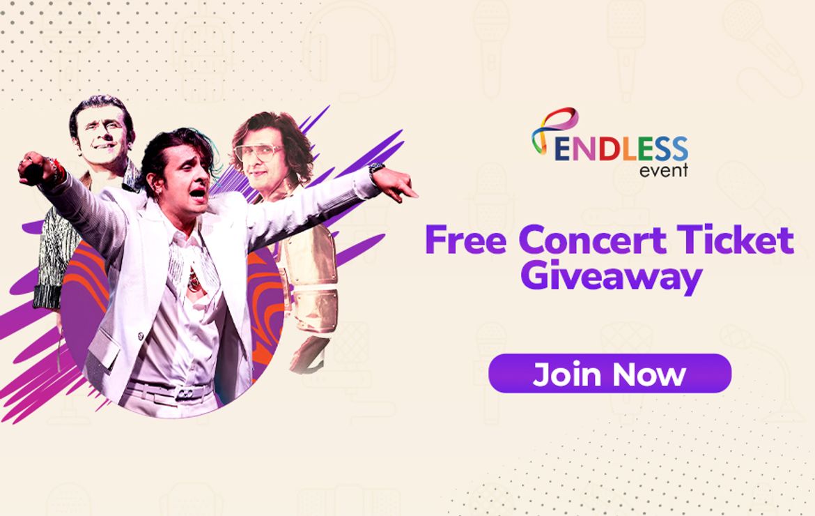 Get Free Sonu Nigam Concert Tickets – Join The Giveaway! Get Free Sonu Nigam Concert Tickets – Join The Giveaway! | Endless Event