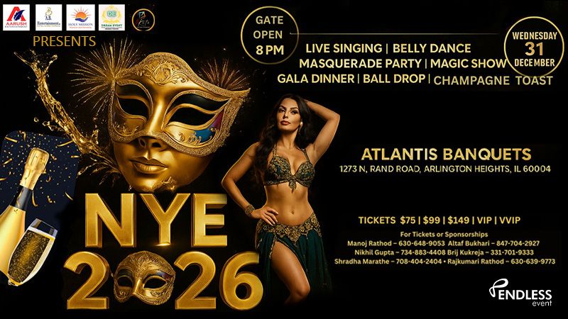 New Year 2026 In Illinois | Events in Arlington Heights | Endless Event