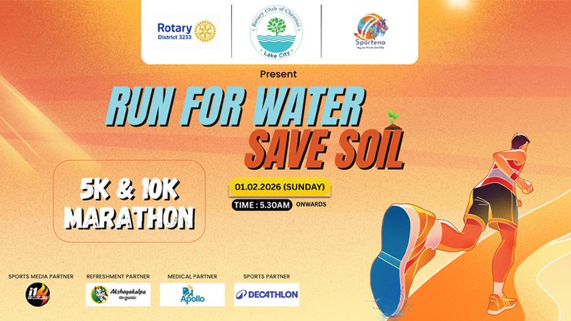 Run For Water - Save Soil Marathon 2026 | Events in Chennai | Endless Event