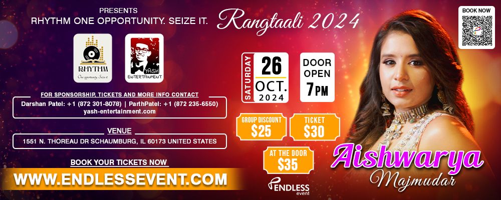 Rangtaali 2024 Live In Chicago With Aishwarya Majmudar