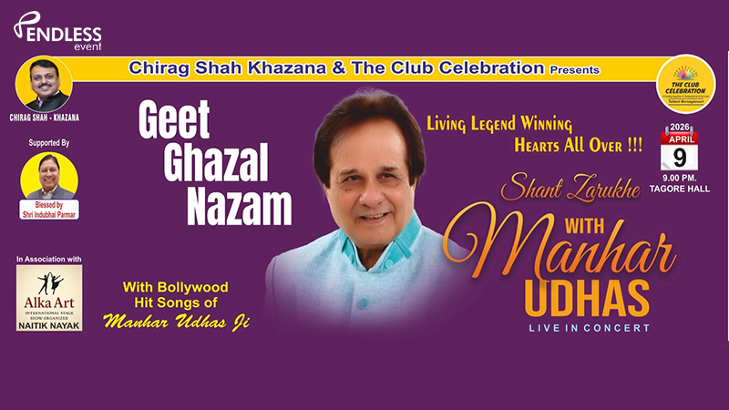 Manhar Udhas Live In Concert By Khazana | Events in Ahmedabad | Endless Event