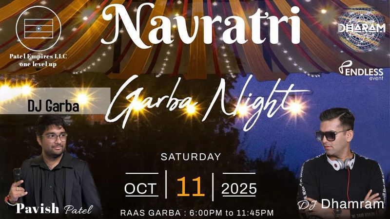 Navratri Garba Night - Pomona 2025 | Events in Pomona | Endless Event