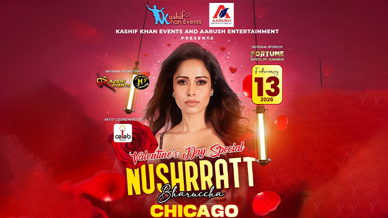 Nushrratt Bharuccha Valentine Day Special - Chicago Nushrratt Bharuccha Valentine Day Special - Chicago | Events in Downers Grove | Endless Event