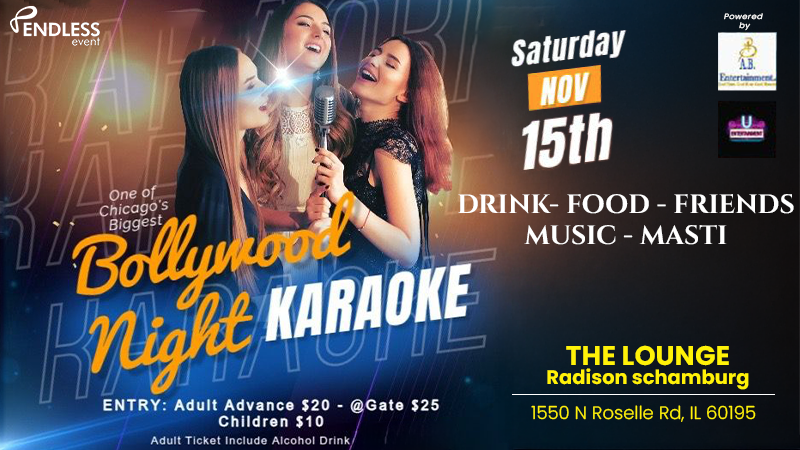 Bollywood Karaoke Night | Events in Schaumburg | Endless Event