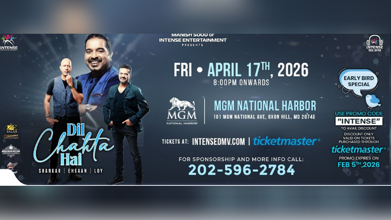 Dil Chahta Hai Featuring Shankar Ehsaan Loy | Events in Oxon Hill | Endless Event