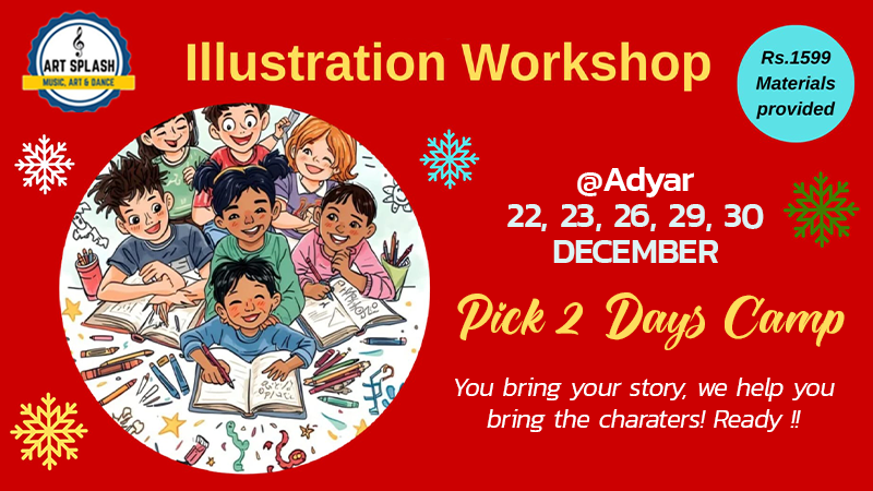 Art Splash - Illustration Workshop Art Splash - Illustration Workshop | Events in Chennai | Endless Event