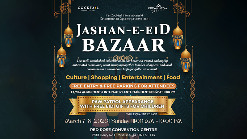 Jashan-E-Eid Bazaar 2026 | Events in Mississauga | Endless Event