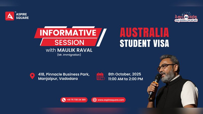 Informative Session On AUS Student Visa For Parents In Vadodara | Events in Vadodara | Endless Event
