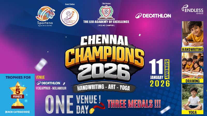 CHENNAI CHAMPIONS 2026 | Events in Chennai | Endless Event