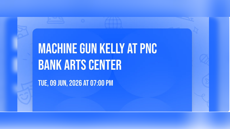 Machine Gun Kelly At PNC Bank Arts Center | Events in Holmdel | Endless Event