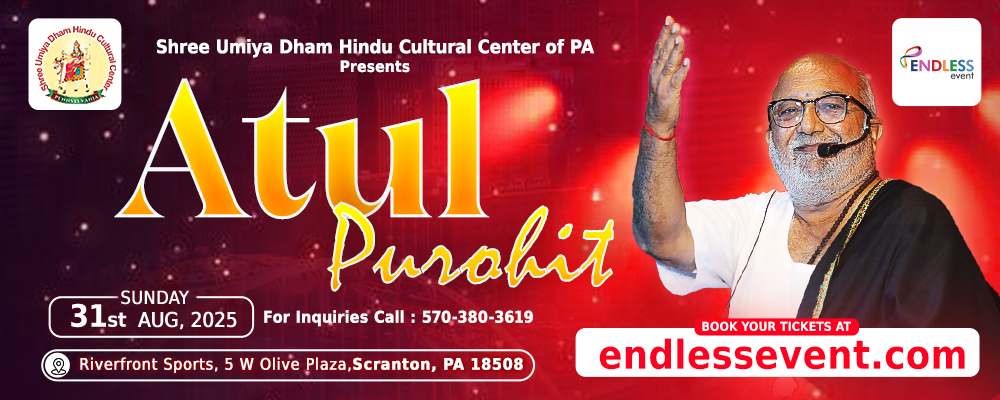 Atul Purohit Live In Pennsylvania | Events in Scranton | Endless Event