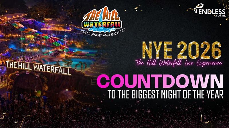 NYE 2026: The Hill Waterfall Live Experience | Events in Gandhinagar | Endless Event