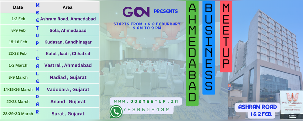 Ahmedabad Business Meetup | Events in Ahmedabad | Endless Event