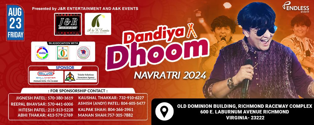 FALGUNI PATHAK DANDIYA DHOOM 2024 | Events in Richmond | Endless Event