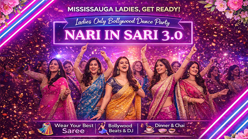 Naree In Saree 3.0* Bollywood Dance Party For Divas Of All Age Group Naree In Saree 3.0* Bollywood Dance Party For Divas Of All Age Group | Events in Mississauga | Endless Event