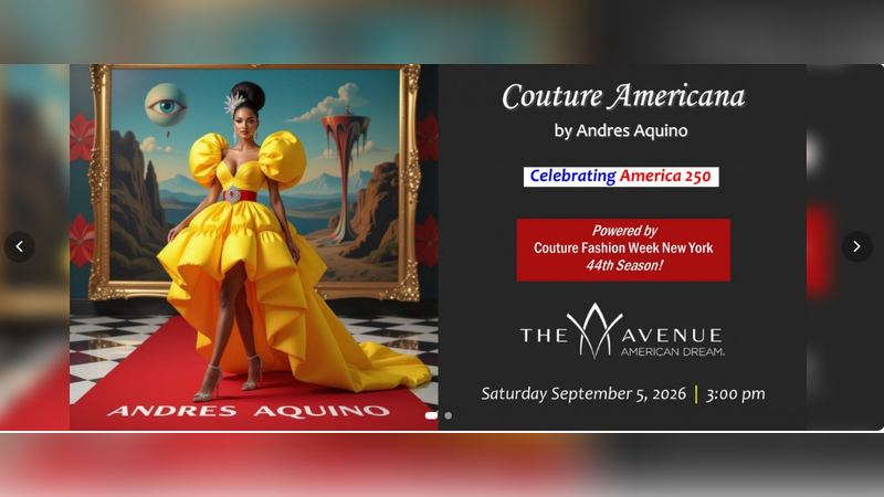 Couture Americana Fashion Show By Andres Aquino | Events in East Rutherford | Endless Event