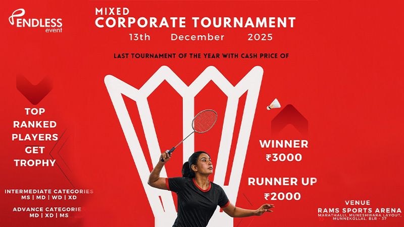 MIXED CORPORATE TOURNAMENT | Events in Bengaluru | Endless Event