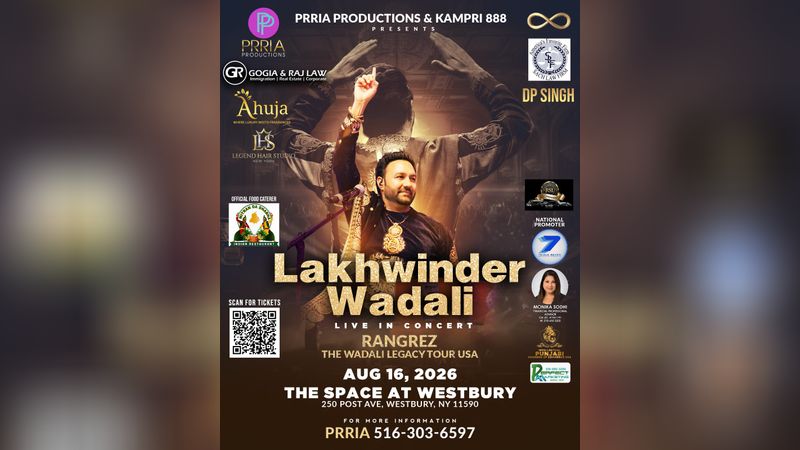 Lakhwinder Wadali | Events in Westbury | Endless Event