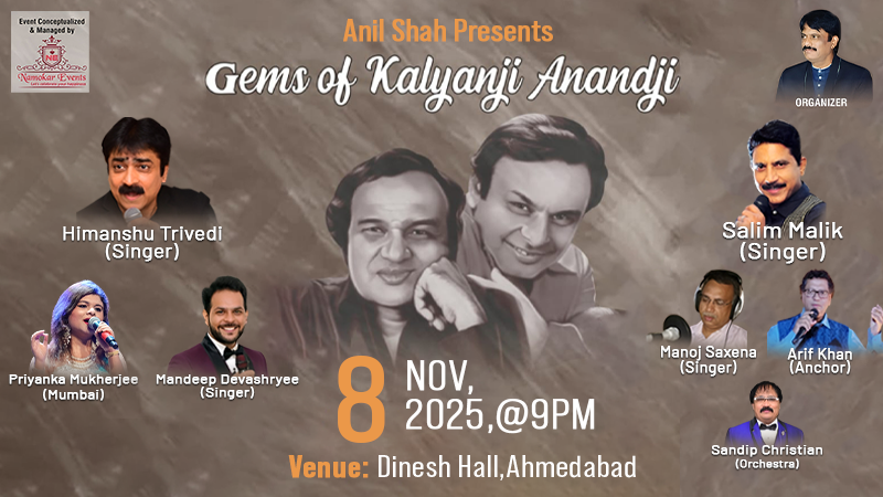Gems Of Kalyanji-Anandji - A Musical Tribute | Events in Ahmedabad | Endless Event
