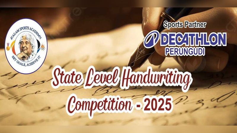 State Level Handrwiting Competition Nov 2025 | Events in Chennai | Endless Event