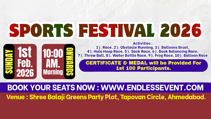 SPORTS FESTIVAL 2026 | Events in Ahmedabad | Endless Event