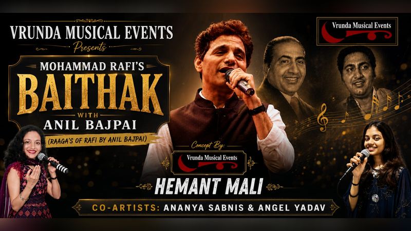 Mohammad Rafis Baithak - Raagas Of Rafi Mohammad Rafis Baithak - Raagas Of Rafi | Events in Vadodara | Endless Event