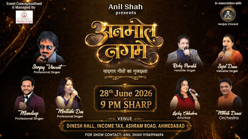 Anmol Nagme - Yaadgaar Geeton Ka Guladasta | Events in Ahmedabad | Endless Event