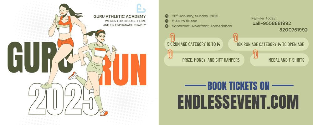 Guru Athletic Academy 3rd Marathon | Events in Ahmedabad | Endless Event