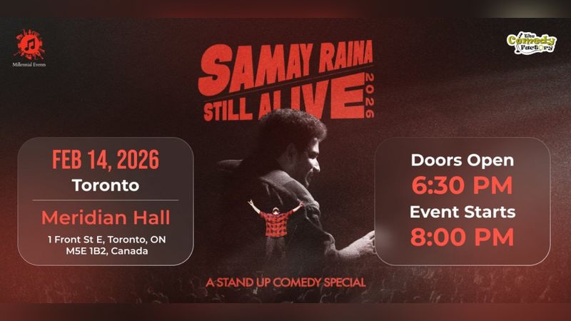 Samay Raina "Still Alive" - Toronto - 14th Feb, 2026 | Events in Toronto | Endless Event