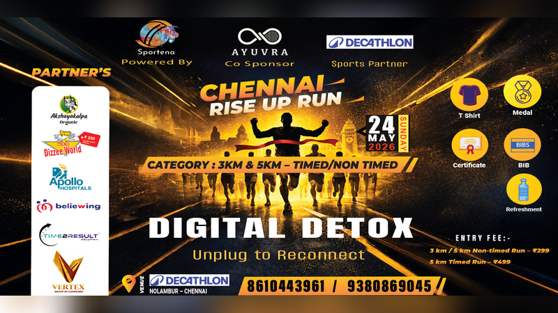 CHENNAI RISEUP DIGITAL DETOX MARATHON | Events in Chennai | Endless Event