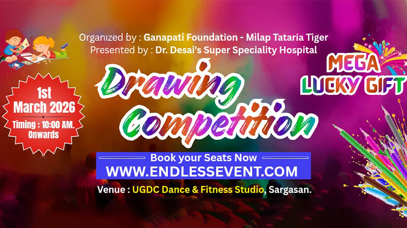 DRAWING COMPETITION 2026 | Events in Gandhinagar | Endless Event