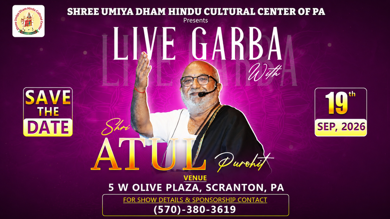An Evening Of Garba With Shri Atul Purohit Live In Scranton An Evening Of Garba With Shri Atul Purohit Live In Scranton | Events in Scranton | Endless Event