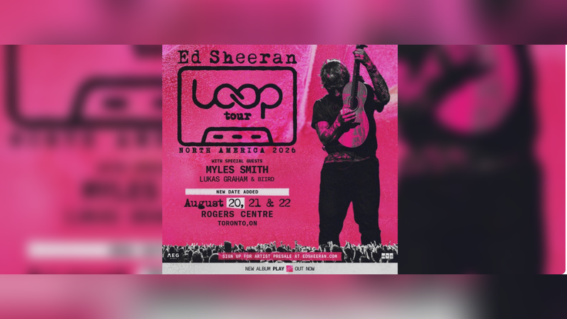 Ed Sheeran Myles Smith & Lukas Graham Ed Sheeran Myles Smith & Lukas Graham | Events in Toronto | Endless Event