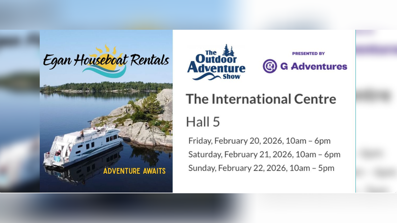 Egan Houseboat Rentals @ The Outdoor Adventure Show - Toronto | Events in Mississauga | Endless Event