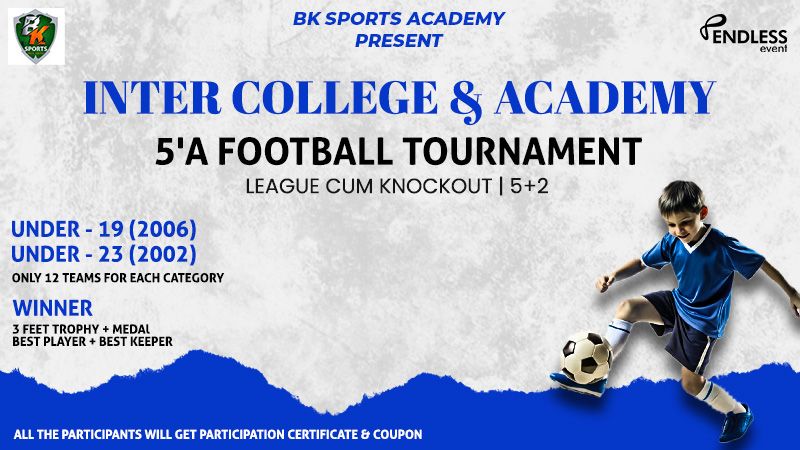 INTER COLLEGE & ACADEMY 5'A FOOTBALL TOURNAMENT 2025 | Events in Chennai | Endless Event