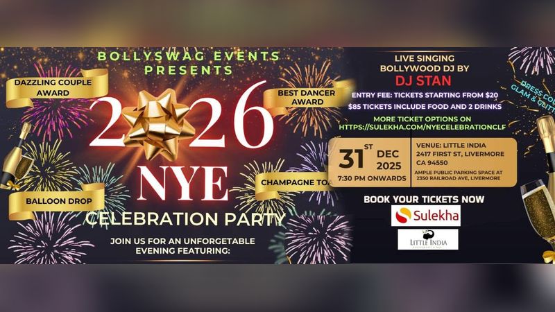 2026 NYE Celebration Party In Bay Area | Events in Livermore | Endless Event
