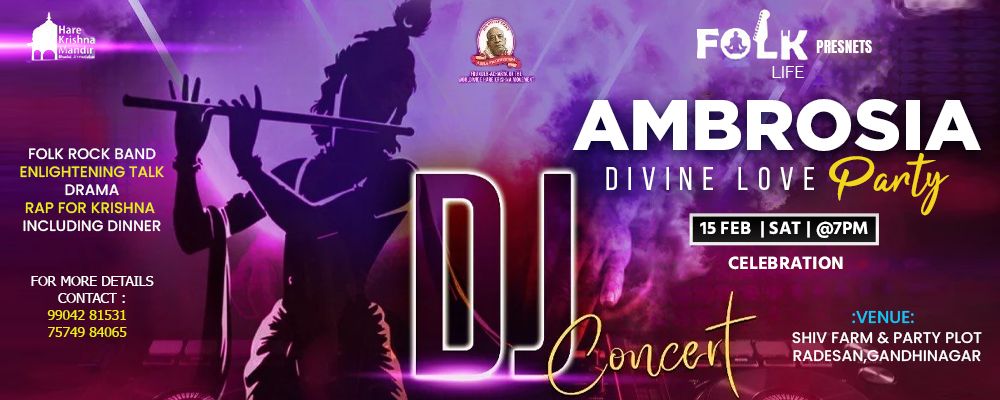 AMBROSIA Divine Love Party | Events in Gandhinagar | Endless Event