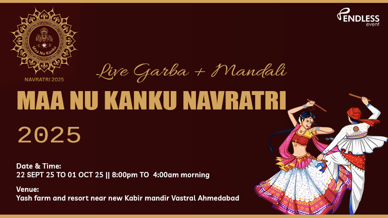 MAA NU KANKU NAVRATRI 2025 | Events in Ahmedabad | Endless Event
