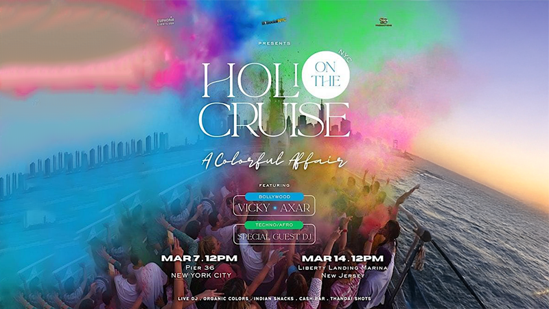 HOLI ON THE CRUISE - A Colorful Affair | Events in New York | Endless Event