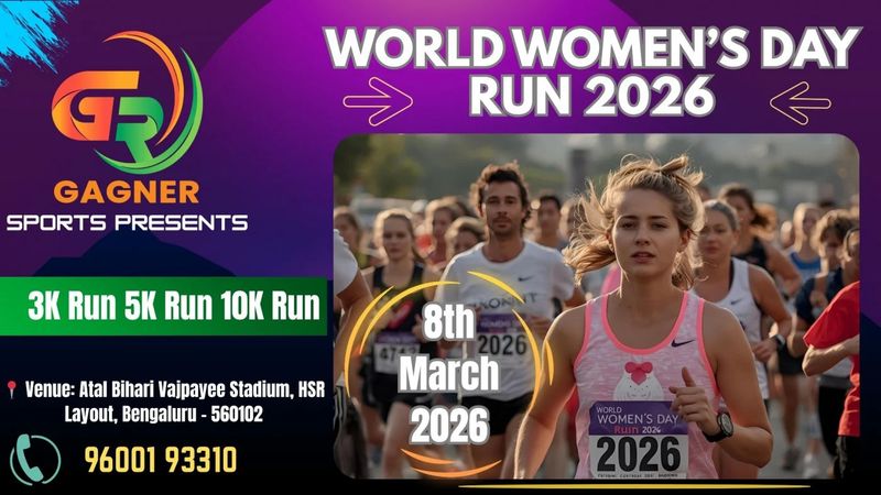 WORLD WOMENS DAY RUN 2026 | Events in Bengaluru | Endless Event
