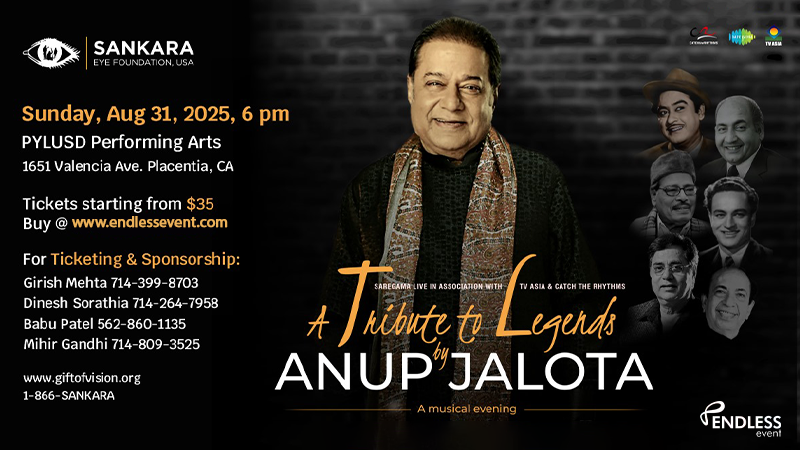 A Tribute To Legends By Anup Jalota | Events in Placentia | Endless Event