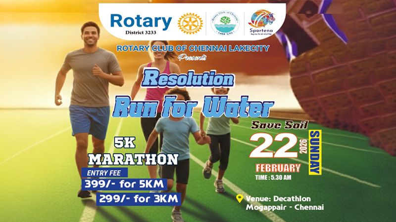 Run For Water - Save Soil Marathon 2026 | Events in Chennai | Endless Event