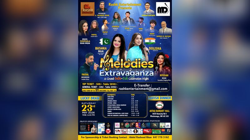 Melodies Extravaganza | Events in Mississauga | Endless Event