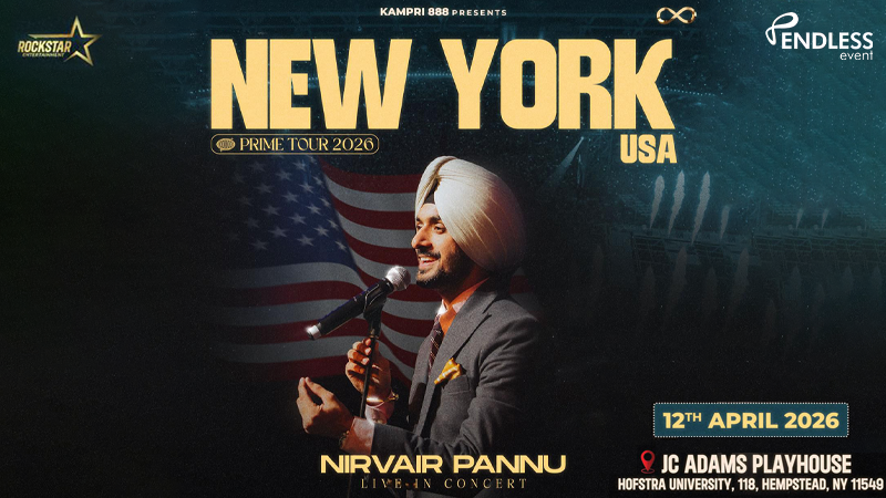 Nirvair Pannu Live In New York 2026 | Events in South Farmingdale | Endless Event