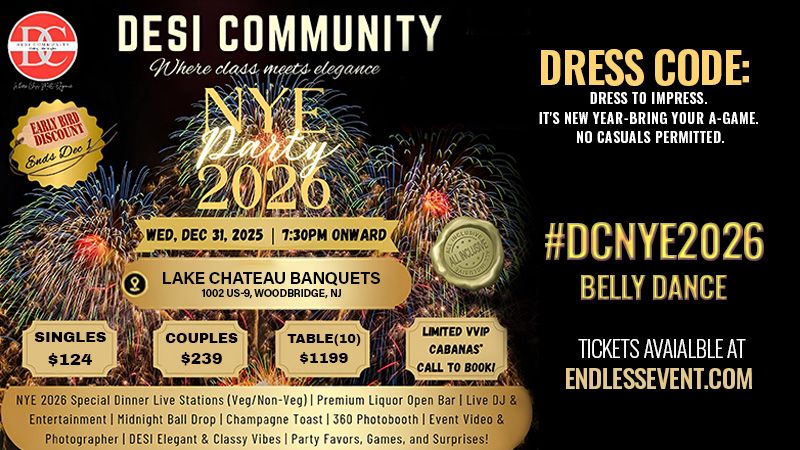 NYE Party 2026 | Events in Woodbridge Township | Endless Event