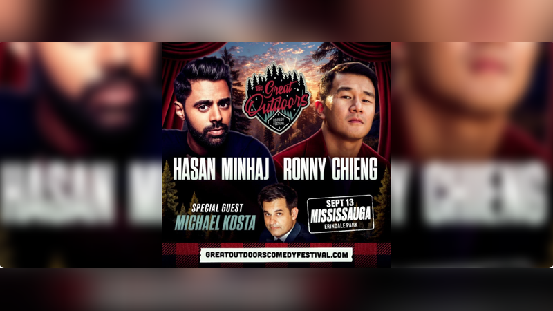 Great Outdoors Comedy Festival: Hasan Minhaj Ronny Chieng & Michael Kosta | Events in Mississauga | Endless Event