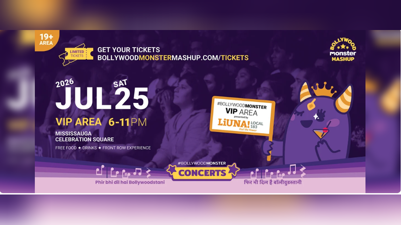 #BollywoodMonster VIP Area Presented By LiUNA Local 183 (19+) | Events in Mississauga | Endless Event