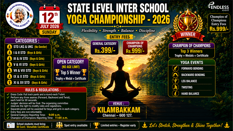 State Level Inter School Yoga Championship 2026