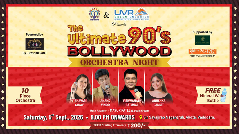 THE ULTIMATE 90'S BOLLYWOOD ORCHESTRA NIGHT