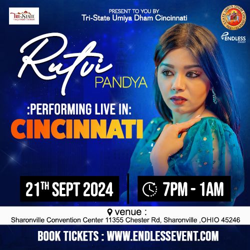 Rutvi Pandya Live At Cincinnati Ohio